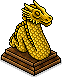 Gold Dragon Lamp